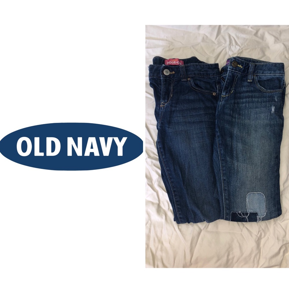 2 Pairs of Girls Old Navy Jeans